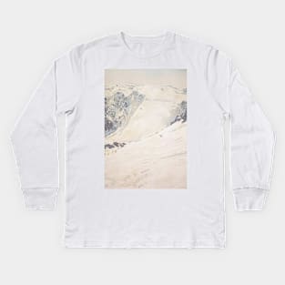 white creep Kids Long Sleeve T-Shirt